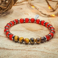 "Force Intérieure" - Oeil De Tigre - Cornaline 7 "Force Intérieure" - Oeil De Tigre - Cornaline -Produits Coiffure Soldes 002 1 55188.1732888823