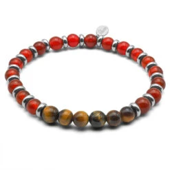 "Force Intérieure" - Oeil De Tigre - Cornaline