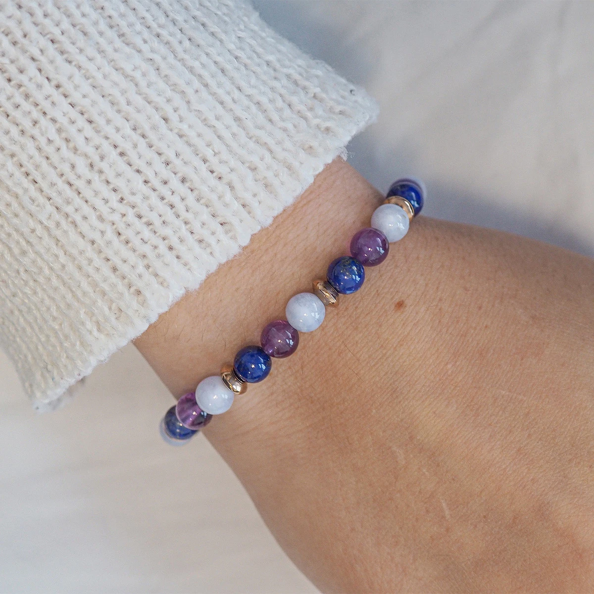 "Calme Intérieur" - Calédoine Bleue - Lapis Lazuli 2 "Calme Intérieur" - Calédoine Bleue - Lapis Lazuli – Image 2