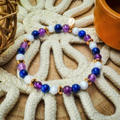 "Calme Intérieur" - Calédoine Bleue - Lapis Lazuli 7 "Calme Intérieur" - Calédoine Bleue - Lapis Lazuli -Produits Coiffure Soldes 006 18271.1732889006