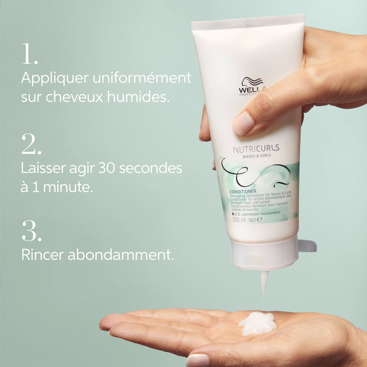 Conditionneur Nutri Curls&Waves Wella 1000ml 4 Conditionneur Nutri Curls&Waves Wella 1000ml – Image 4