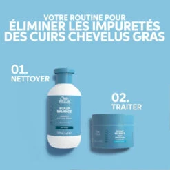 Shampoing Cuir Chevelu Gras Scalp Balance Wella 300ml -Produits Coiffure Soldes 2 77242.1701867648