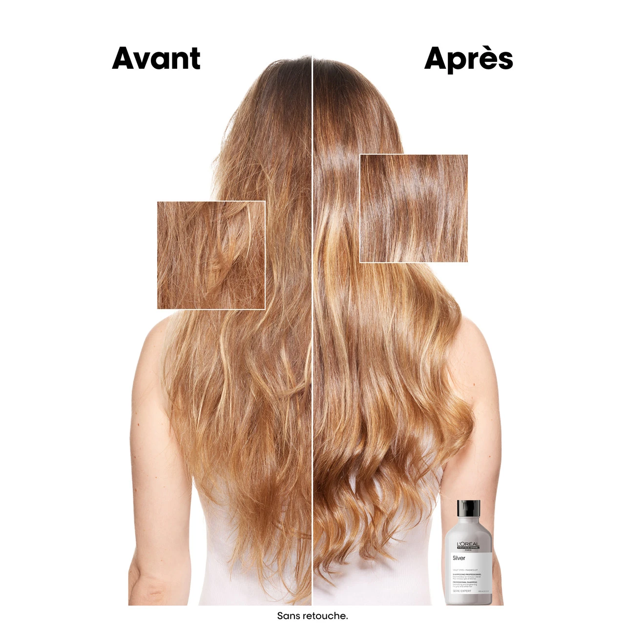 Silver Shampoing Déjaunisseur Pour Cheveux Gris L'Oréal 300ml 4 Silver Shampoing Déjaunisseur Pour Cheveux Gris L'Oréal 300ml – Image 4