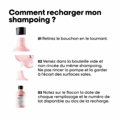 Éco-Recharge Shampooing Vitamino Color L'Oréal 500ml -Produits Coiffure Soldes 3474637242190 6 10068.1745826475