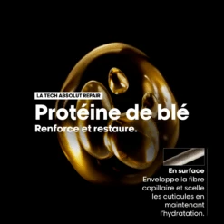 Absolut Repair Shampoing Réparateur Pour Cheveux Abîmés L'Oréal 500ml -Produits Coiffure Soldes 3474637242206 3 40768.1759395116