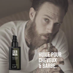 Huile Sublimatrice Cheveux Et Barbe The Groom Seb Man 30ml -Produits Coiffure Soldes 4064666213125 2 49515.1706520727