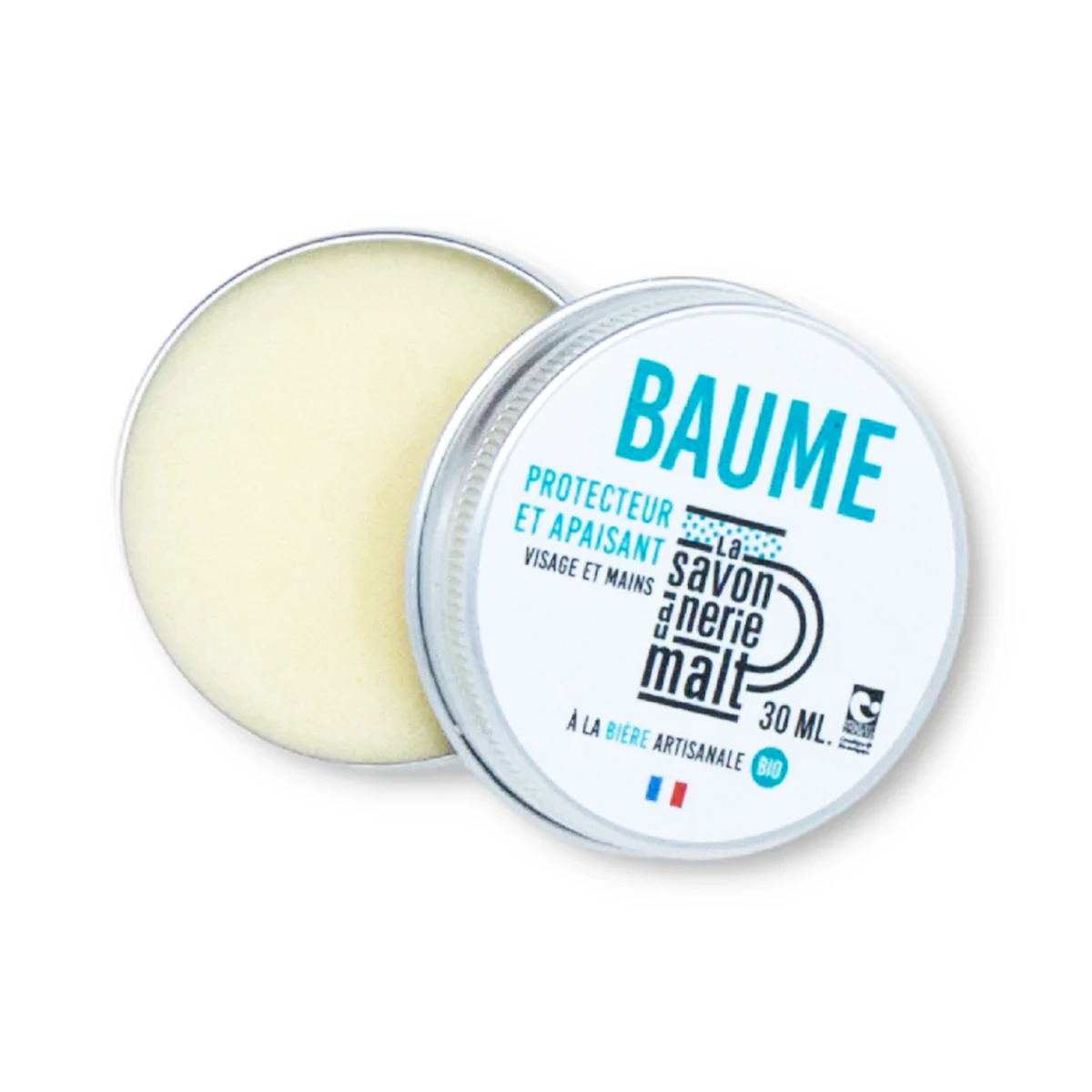 Baume Réparateur Et Apaisant À La Bière Artisanale Bio La Savonnerie Du Malt 30ml – Image 2