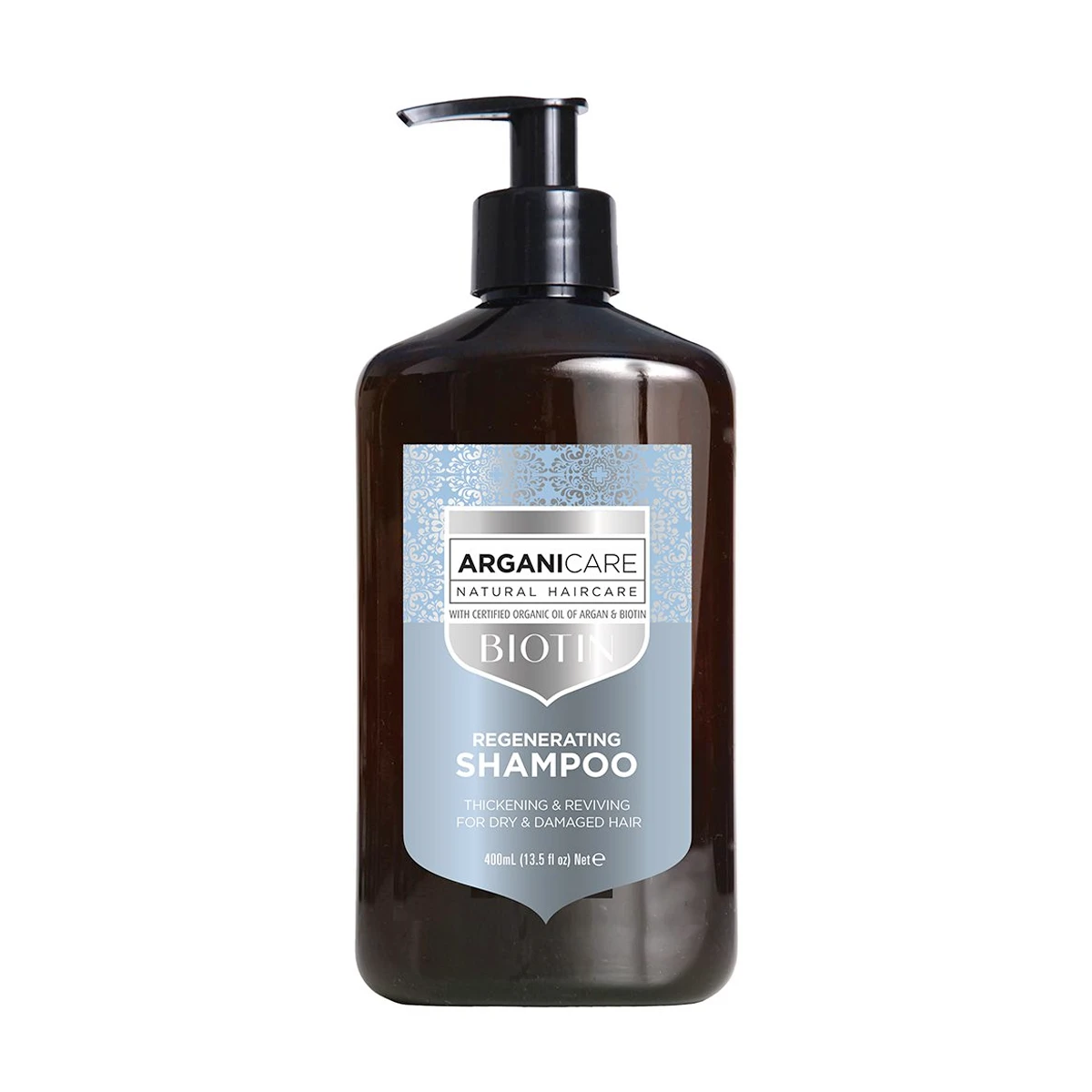 Shampooing Régénérant Biotine Arganicare 400ml 1 Shampooing Régénérant Biotine Arganicare 400ml