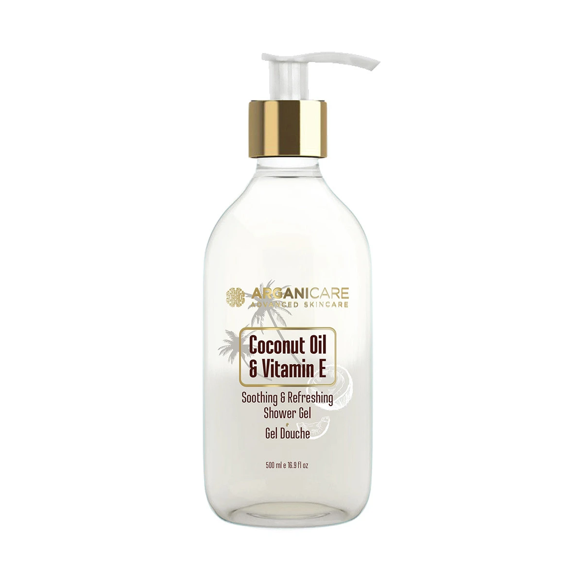Gel Douche Huile De Coco Et Vitamine E Arganicare 500ml 1 Gel Douche Huile De Coco Et Vitamine E Arganicare 500ml