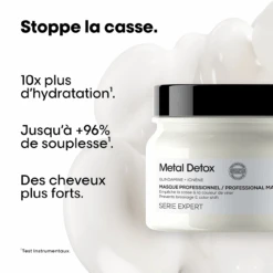 Metal Detox Masque L'Oréal 150ml -Produits Coiffure Soldes Metal Detox Masque LOreal 250m 03826.1749472372