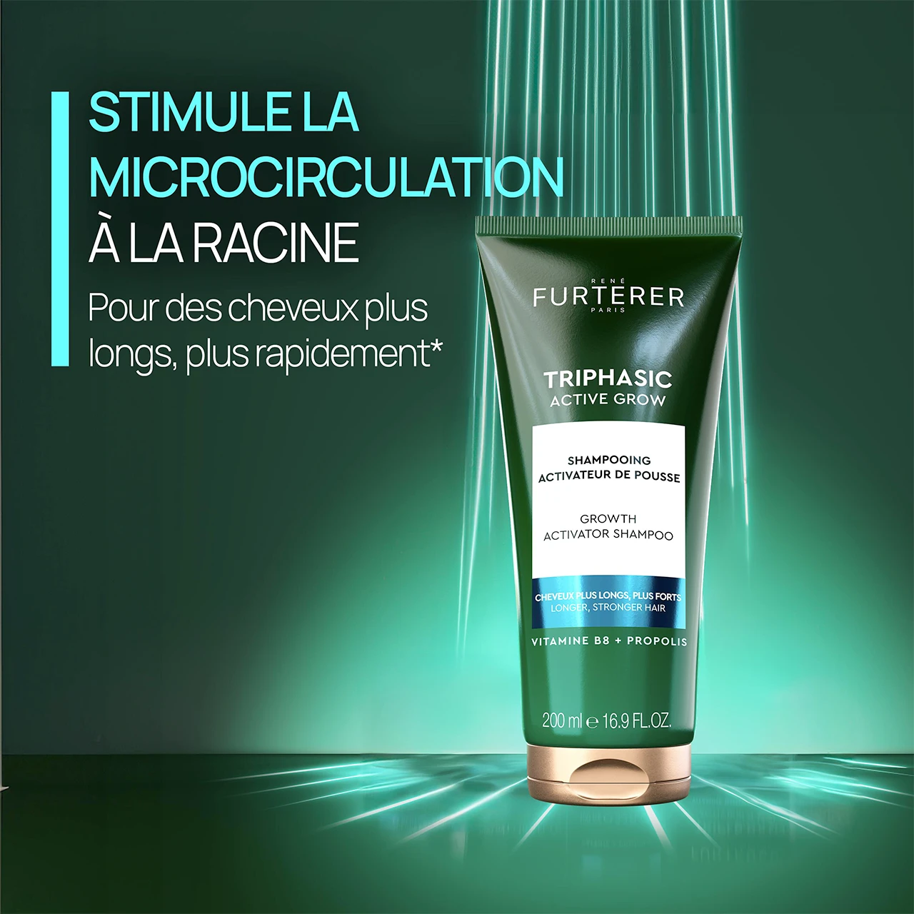 René Furterer Shampooing Activateur De Pousse - Triphasic Active Grow 200ml – Image 3