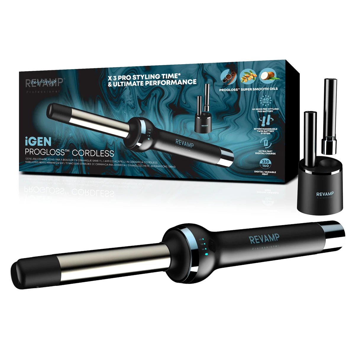 Boucleur En Céramique Sans Fil IGen Progloss Revamp 1 Boucleur En Céramique Sans Fil IGen Progloss Revamp