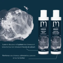 Shampoing Cheveux&Barbe Monsieur Mulato 200ml -Produits Coiffure Soldes Shampooings 28121.1684847734