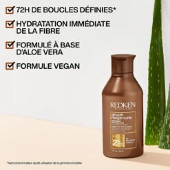 Shampooing All Soft Mega Curls Redken 1000ml -Produits Coiffure Soldes all soft mega. 1 92154.1694677970