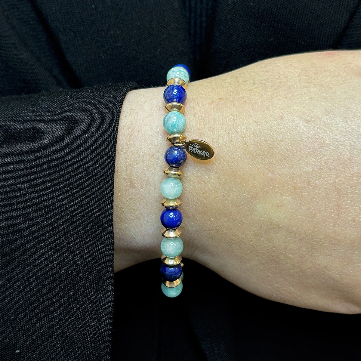 "Croissance Harmonieuse" - Lapis Lazuli - Amazonite 2 "Croissance Harmonieuse" - Lapis Lazuli - Amazonite – Image 2