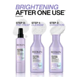 Shampoing Blondage High Bright Redken 300ml -Produits Coiffure Soldes high bright 1 14398.1694764110