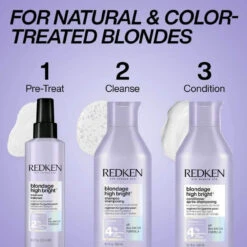 Conditionner Blondage High Bright Redken 1000ml 7 Conditionner Blondage High Bright Redken 1000ml -Produits Coiffure Soldes high bright 42739.1694764237