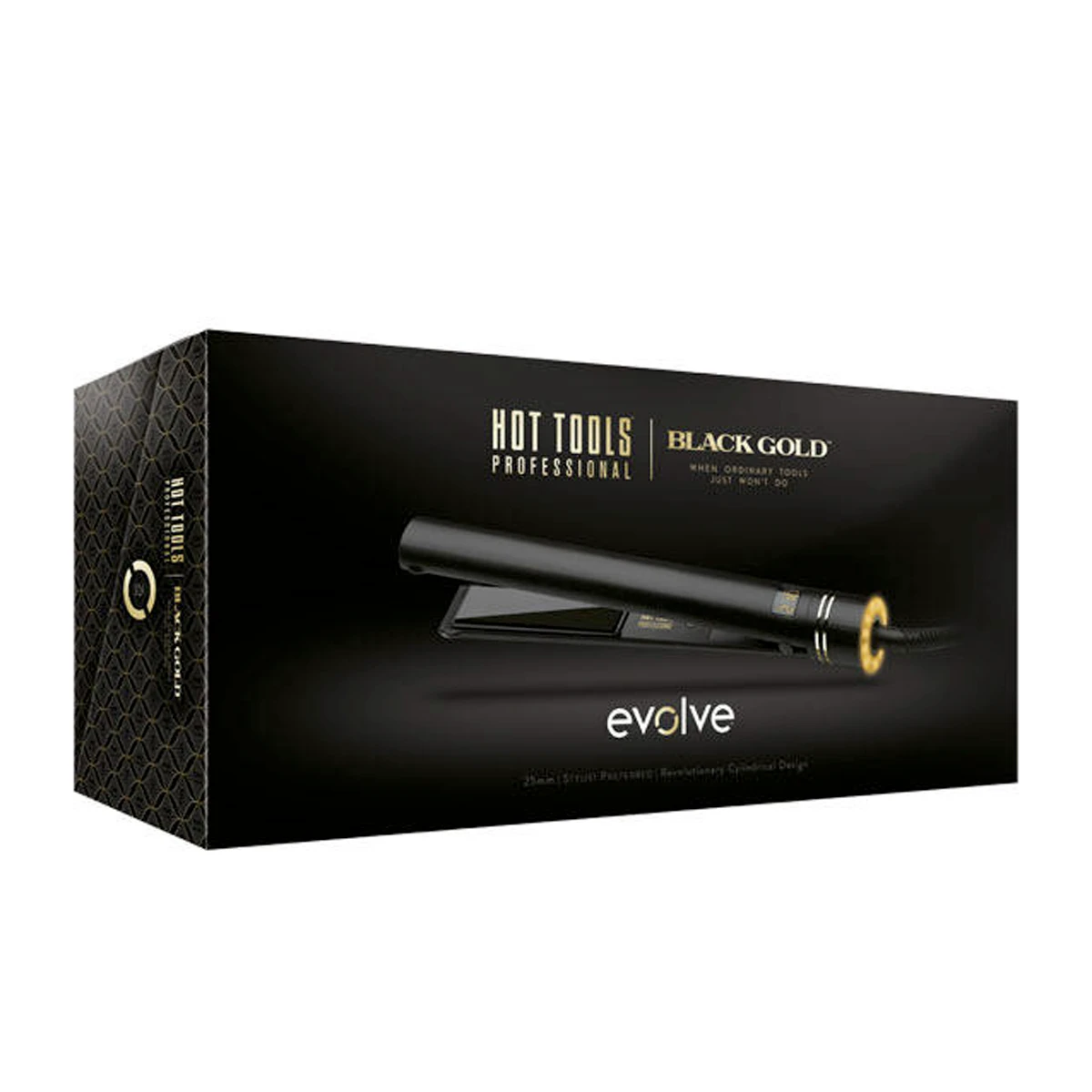 Lisseur Black Gold Titanium Evolve 25mm Hot Tools 4 Lisseur Black Gold Titanium Evolve 25mm Hot Tools – Image 4