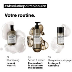 Shampooing Absolut Repair Molecular L'Oréal Professionnel 1500 Ml -Produits Coiffure Soldes molecular 1 25564.1694081532