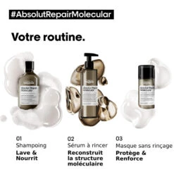 Shampooing Absolut Repair Molecular L'Oréal Professionnel 300 Ml -Produits Coiffure Soldes molecular 1 25564.1694081532.1280.1280 68640.1694081968.1280.1280 73480.1694087331