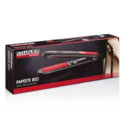 Lisseur Céramique Papeete Sthauer Rouge -Produits Coiffure Soldes papeete rouge1 02880.1744815091