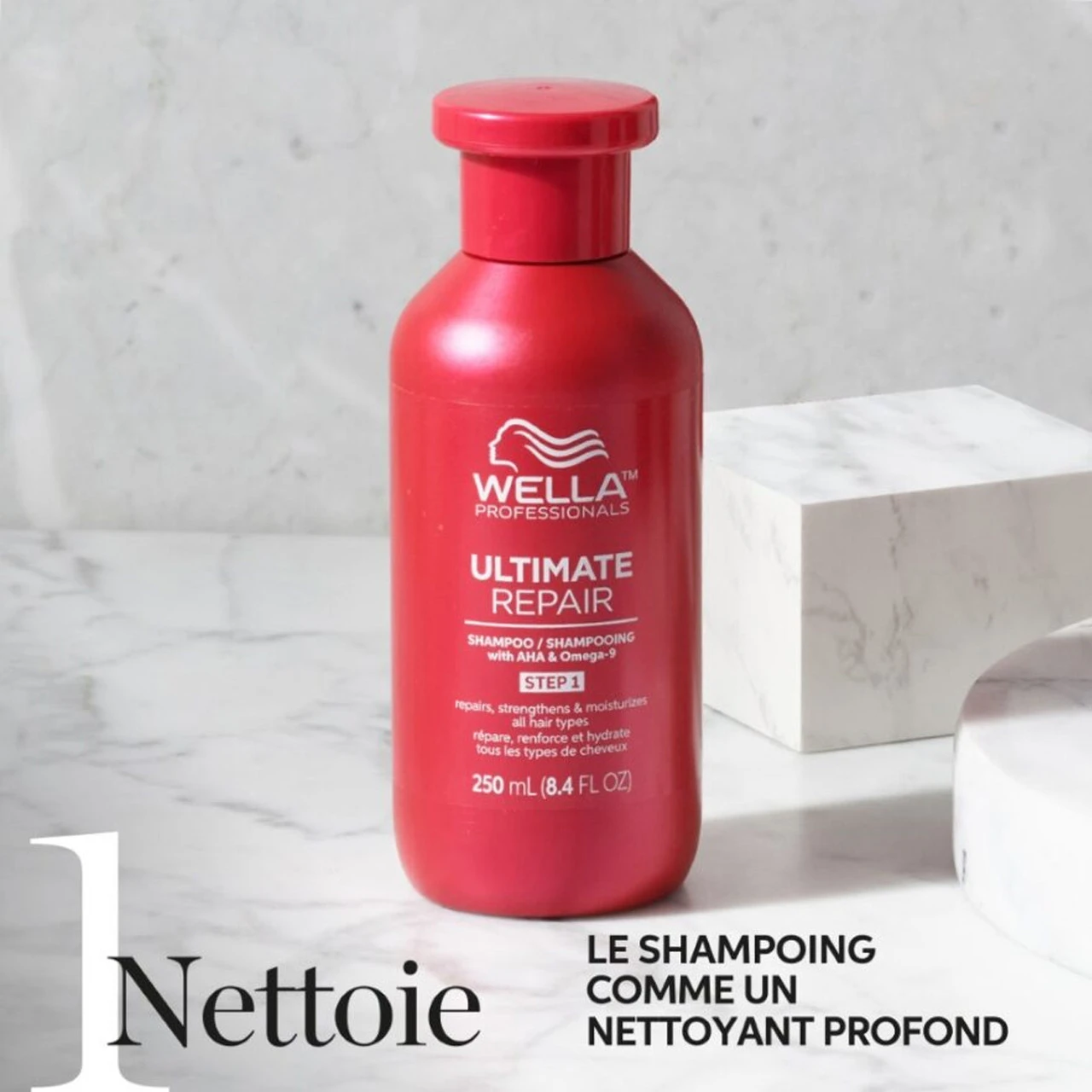 Shampooing Ultimate Repair Wella Professionals 250 Ml 5 Shampooing Ultimate Repair Wella Professionals 250 Ml – Image 5